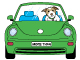 Dog in car