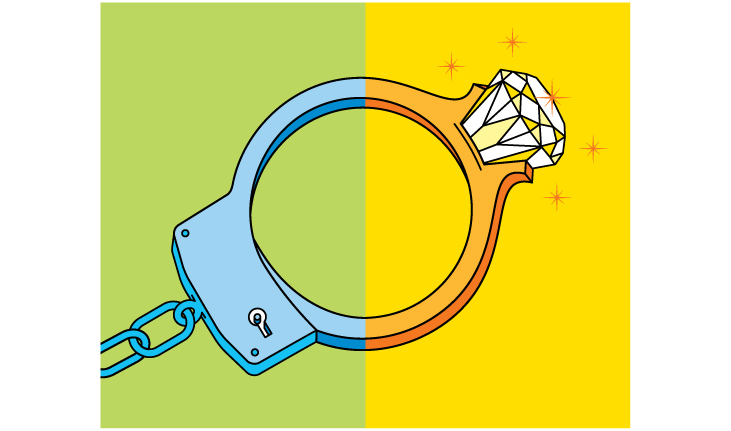 Ring and handcuff